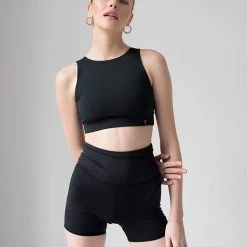 Pole Addict Cross Back Top - Black All Pole Wear