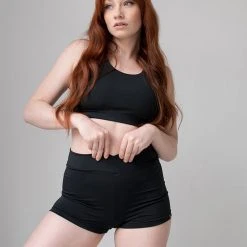 Pole Addict Kopia Basic High Waisted Shorts - Black