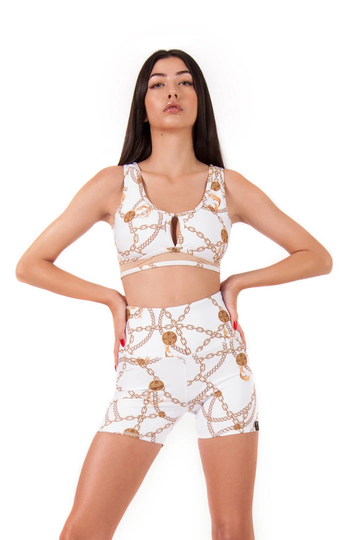 All Pole Wear Pole Addict Biker Shorts - Aida Blanco 3 All Pole Wear Pole Addict Biker Shorts - Aida Blanco