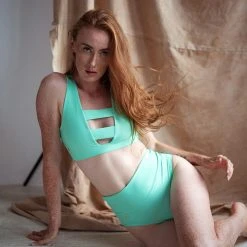 Sway Bettie Shorts - Green Adventurine All Pole Wear