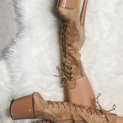 Shoes Hella Heels Hoedown 8inch Boots - Desert