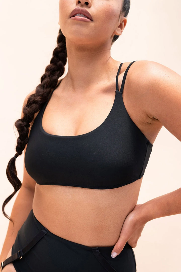 Lunalae Amelia Top - Recycled Black 2 Lunalae Amelia Top - Recycled Black