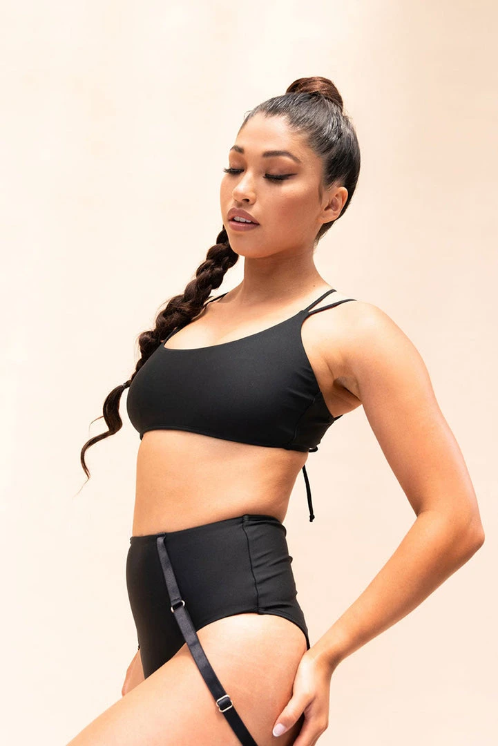 Lunalae Amelia Top - Recycled Black 3 Lunalae Amelia Top - Recycled Black