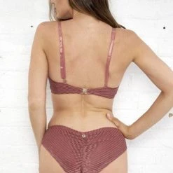 Lunalae Lana Low Rise Shorts - Dusty Rose Velvet All Pole Wear