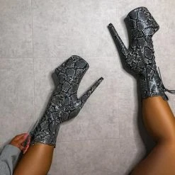 Shoes Hella Heels Maneater Boots - 8inch 13 Shoes Hella Heels Maneater Boots - 8inch