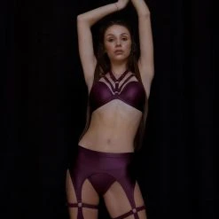 Bandurska Fayette Leggings - Mulberry