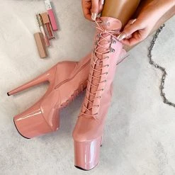 Shoes Hella Heels LipKit 8inch Boots - Candy Shop