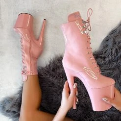 Shoes Hella Heels LipKit 8inch Boots - Candy Shop