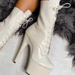 Hella Heels LipKit 7inch Boots - No Angel Shoes