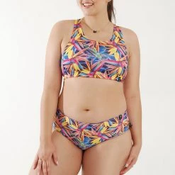 All Pole Wear Pole Addict Openback Top - Floral Firework