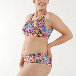 All Pole Wear Pole Addict Openback Top - Floral Firework 17 All Pole Wear Pole Addict Openback Top - Floral Firework