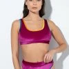 All Pole Wear RAD Ametrine Top - Velvet Dama