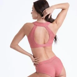 Bandurska Gabriella Top - Ribbed Dusty Pink 8 Bandurska Gabriella Top - Ribbed Dusty Pink