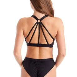 Back In Stock Bandurska Giselle Bottoms - Ribbed Black