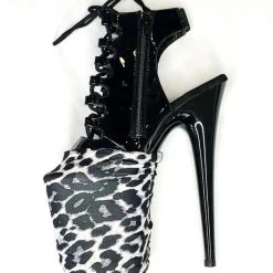 Lunalae Shoe Covers - Grey Leopard