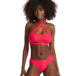 Bandurska Habibi Top - Ribbed Red