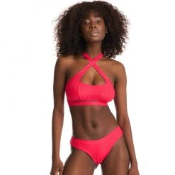 Bandurska Habibi Bottoms- Ribbed Red New In