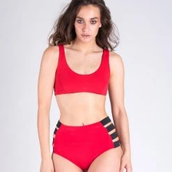 Back In Stock Paradise Chick Action Top - Red 8 Back In Stock Paradise Chick Action Top - Red
