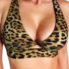 Cleo The Hurricane Twist Sports Bra - Leopard