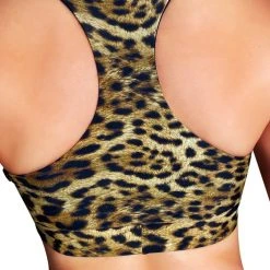 Cleo The Hurricane Twist Sports Bra - Leopard