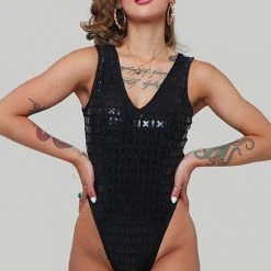 Creatures Of XIX Gecko Grip Bodysuit - Black All Pole Wear