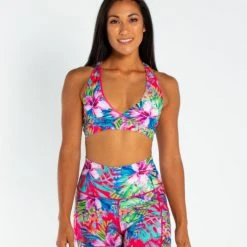 AMBR Designs Halter Crop Top - Aloha