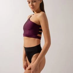 Shark Polewear Aura Top - Plum All Pole Wear