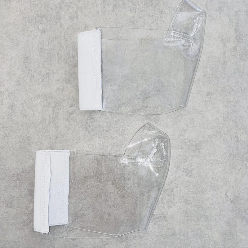 Hella Heels Classique Shoe Protector - Clear (White Back) Back In Stock 2 Hella Heels Classique Shoe Protector - Clear (White Back) Back In Stock