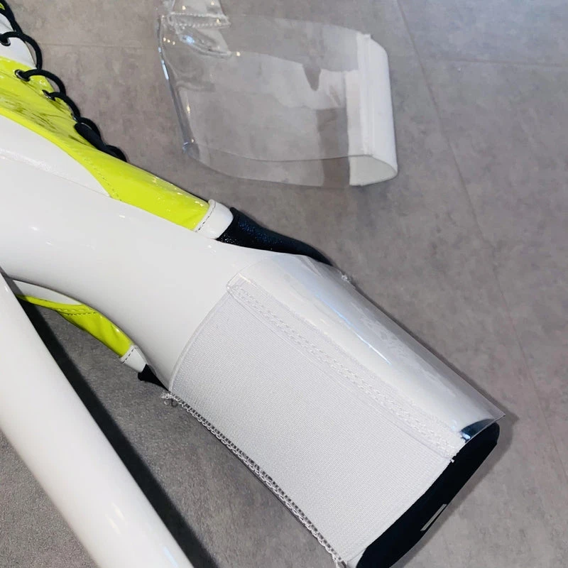 Hella Heels Classique Shoe Protector - Clear (White Back) Back In Stock 1 Hella Heels Classique Shoe Protector - Clear (White Back) Back In Stock