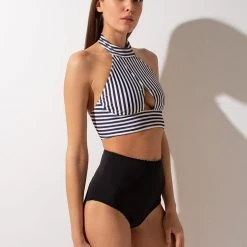 All Pole Wear Shark Polewear Tanna Top - Striped