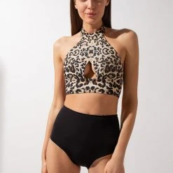 All Pole Wear Shark Polewear Double-sided High Waist Shorts - Leopard/Black 15 All Pole Wear Shark Polewear Double-sided High Waist Shorts - Leopard/Black