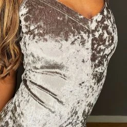 All Pole Wear Exo Wear Playsuit - Silver Velvet