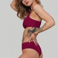 Creatures Of XIX The Hills Top - Ribbed Plum All Pole Wear