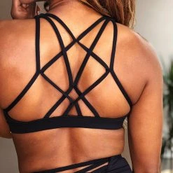 All Pole Wear Olra Activewear Sports Bra - Black