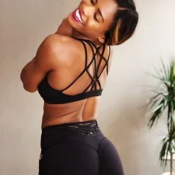 All Pole Wear Olra Activewear Signature Biker Shorts - Black