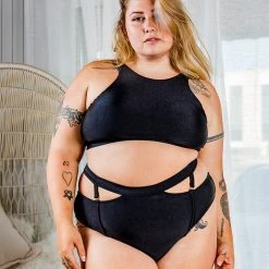 All Pole Wear Chantay Polewear Pretzel 2-way Top - Noir