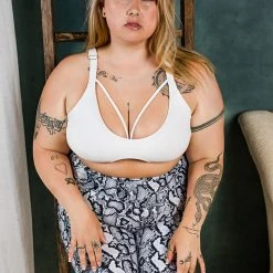 All Pole Wear Chantay Polewear Baby Valentine Top - Ribbed Blanc 9 All Pole Wear Chantay Polewear Baby Valentine Top - Ribbed Blanc