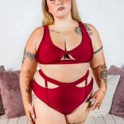 Chantay Polewear Pretzel 2-way Top - Bordeaux Tops