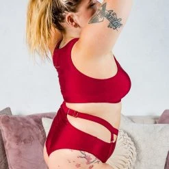 Chantay Polewear Pretzel 2-way Top - Bordeaux Tops