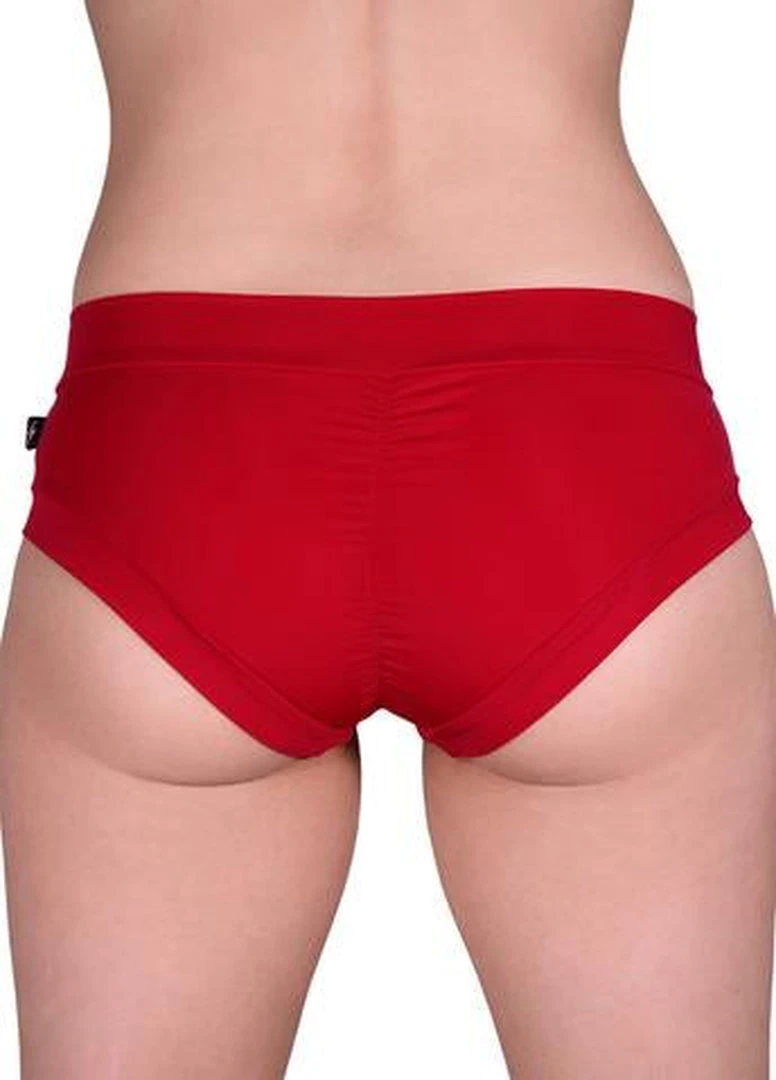 All Pole Wear Cleo The Hurricane Essential Hot Pants - Red 2 All Pole Wear Cleo The Hurricane Essential Hot Pants - Red
