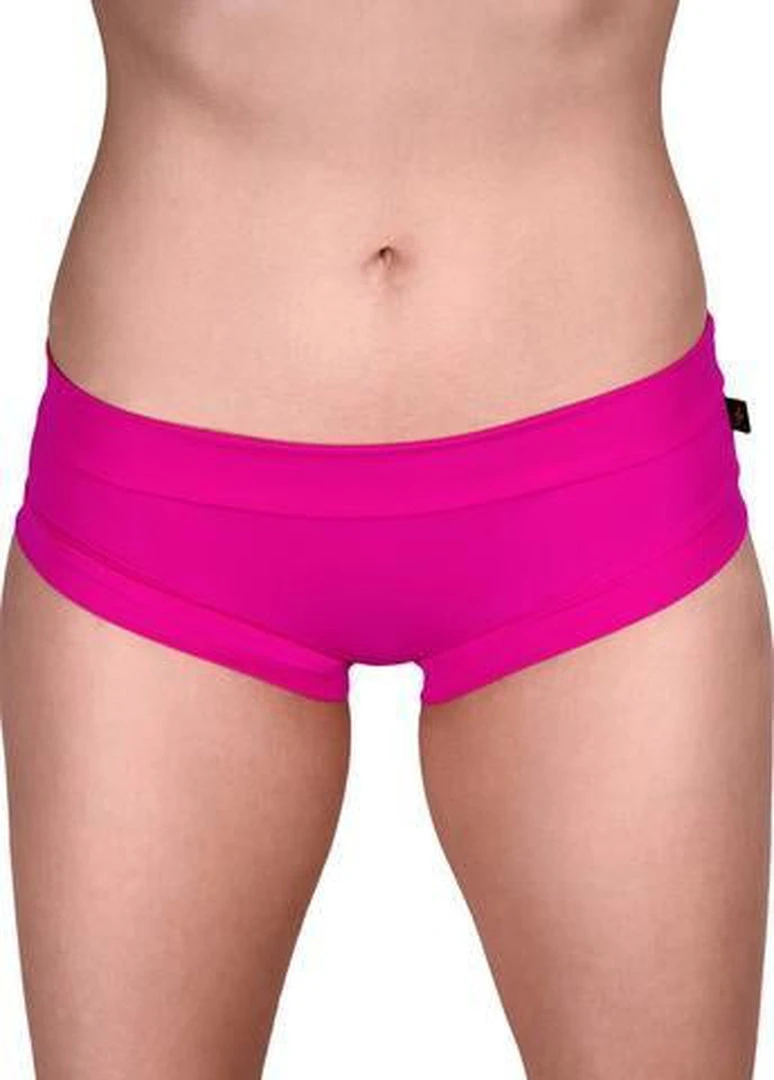 Cleo The Hurricane Essential Hot Pants - Flamingo Pink All Pole Wear 1 Cleo The Hurricane Essential Hot Pants - Flamingo Pink All Pole Wear