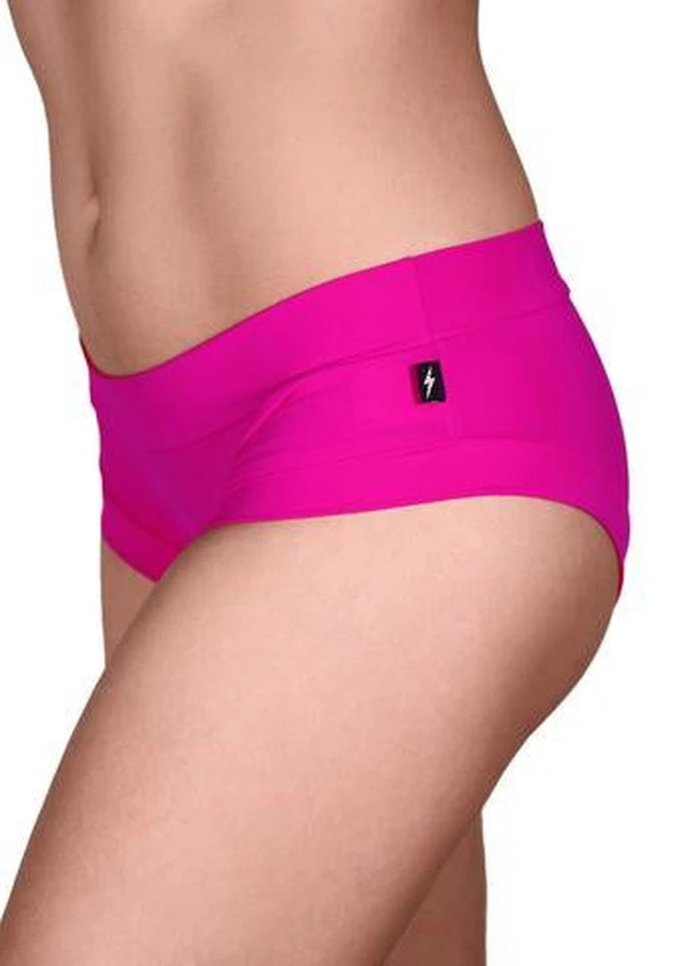Cleo The Hurricane Essential Hot Pants - Flamingo Pink All Pole Wear 3 Cleo The Hurricane Essential Hot Pants - Flamingo Pink All Pole Wear
