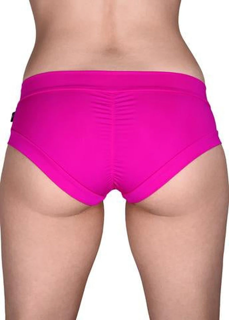 Cleo The Hurricane Essential Hot Pants - Flamingo Pink All Pole Wear 2 Cleo The Hurricane Essential Hot Pants - Flamingo Pink All Pole Wear