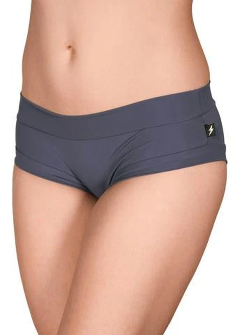 Cleo The Hurricane Essential Hot Pants - Grey All Pole Wear 3 Cleo The Hurricane Essential Hot Pants - Grey All Pole Wear