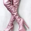 Hella Heels The Glitterati Thigh High 8inch Boots - Sugarbaby