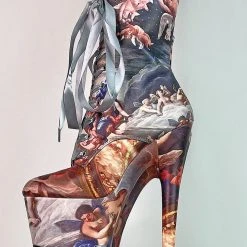 Shoes Hella Heels Renaissance 7inch Boots - Stairway To Heaven