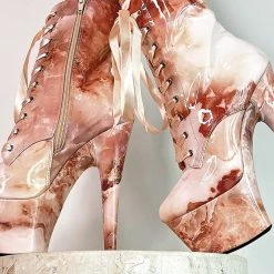 Shoes Hella Heels Renaissance 7inch Boots - Mercy 7 Shoes Hella Heels Renaissance 7inch Boots - Mercy