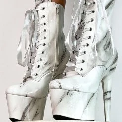 Shoes Hella Heels Renaissance 7inch Boots - Faith 9 Shoes Hella Heels Renaissance 7inch Boots - Faith