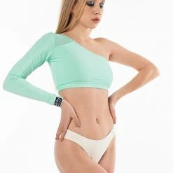 All Pole Wear Shark Polewear One Reversible Top - Mint