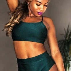 REV ACTIV Bomb Garter Shorts - Bottle Green 16 REV ACTIV Bomb Garter Shorts - Bottle Green